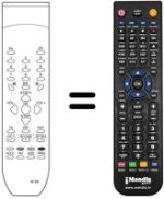 Replacement remote control QUELLE RC 554