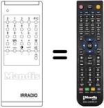 Replacement remote control RC 650