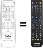 Replacement remote control RC 6X03 NX