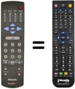 Replacement remote control RC 8611 / 01
