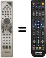 Replacement remote control Arc En Ciel 44 CW 412