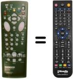 Replacement remote control Teleavia 29 DJ 42 E