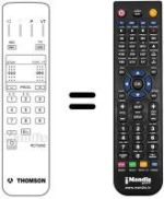 Replacement remote control Thomson RP 52 LS