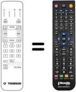 Replacement remote control Pathé Marconi 81 DXC 68 LX