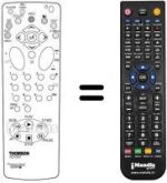 Replacement remote control Pathé Marconi DIGITAL 14'