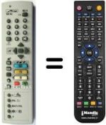 Replacement remote control Metz 72TD67