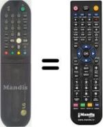 Replacement remote control LG CB 14F84