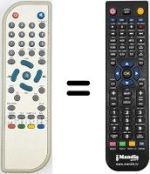 Replacement remote control Akai AK DVB 30