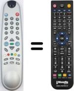 Replacement remote control Audiosonic KT 8955 STX