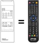 Replacement remote control CTV 2101