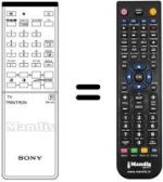 Replacement remote control RM-651