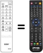 Replacement remote control 146548711