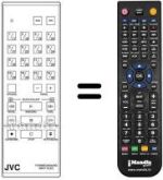 Replacement remote control RM-P72EG