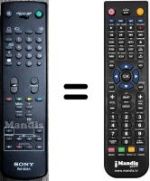Replacement remote control Sony KV-25 M1E