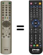 Replacement remote control Sony KLV-17 HR2