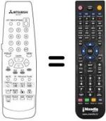 Replacement remote control RM 05401