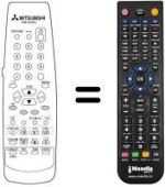 Replacement remote control RM 05403