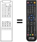 Replacement remote control C 15322 T