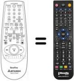Replacement remote control RM 531V-59403
