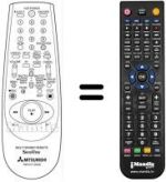 Replacement remote control RM 541V-59202