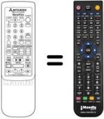 Replacement remote control RM 63121V-63803