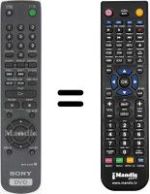 Replacement remote control RMT-D115 P