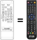 Replacement remote control RRMCG 0610 GESA