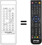 Replacement remote control RRMCG 0618 PESA