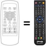 Replacement remote control Irradio MVS 450 SV