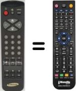 Replacement remote control 3F14-00038-091
