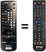 Replacement remote control Sony SLV-E 830