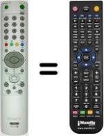 Replacement remote control Sony KV-24 LS35