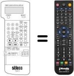 Replacement remote control Zanussi SV 622