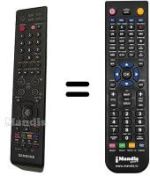 Replacement remote control Samsung PS 42C91 HX