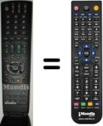 Replacement remote control Sharp LC 37 D65E
