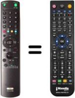 Replacement remote control Sony KV-32 FX68K