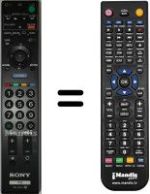 Replacement remote control Sony KDL-52 W4710