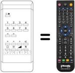 Replacement remote control Panasonic TC-2282 FR / SR