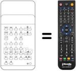 Replacement remote control TC 111