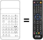 Replacement remote control TC 113