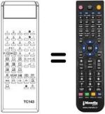 Replacement remote control TC 143
