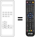 Replacement remote control TC 16 C