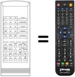 Replacement remote control TC 7075