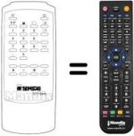 Replacement remote control TCTP 5440