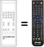 Replacement remote control TELECOMPUTER 26