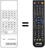 Replacement remote control TELECOMPUTER 5520