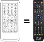 Replacement remote control TELECOMPUTER 99-32 STEREO