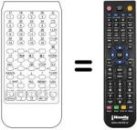 Replacement remote control TELECOMPUTER 99.32 STEREO