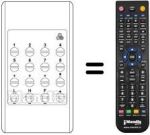 Replacement remote control UNIVERSUM 9262247