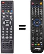 Replacement remote control Sunstech TL-XRI2275